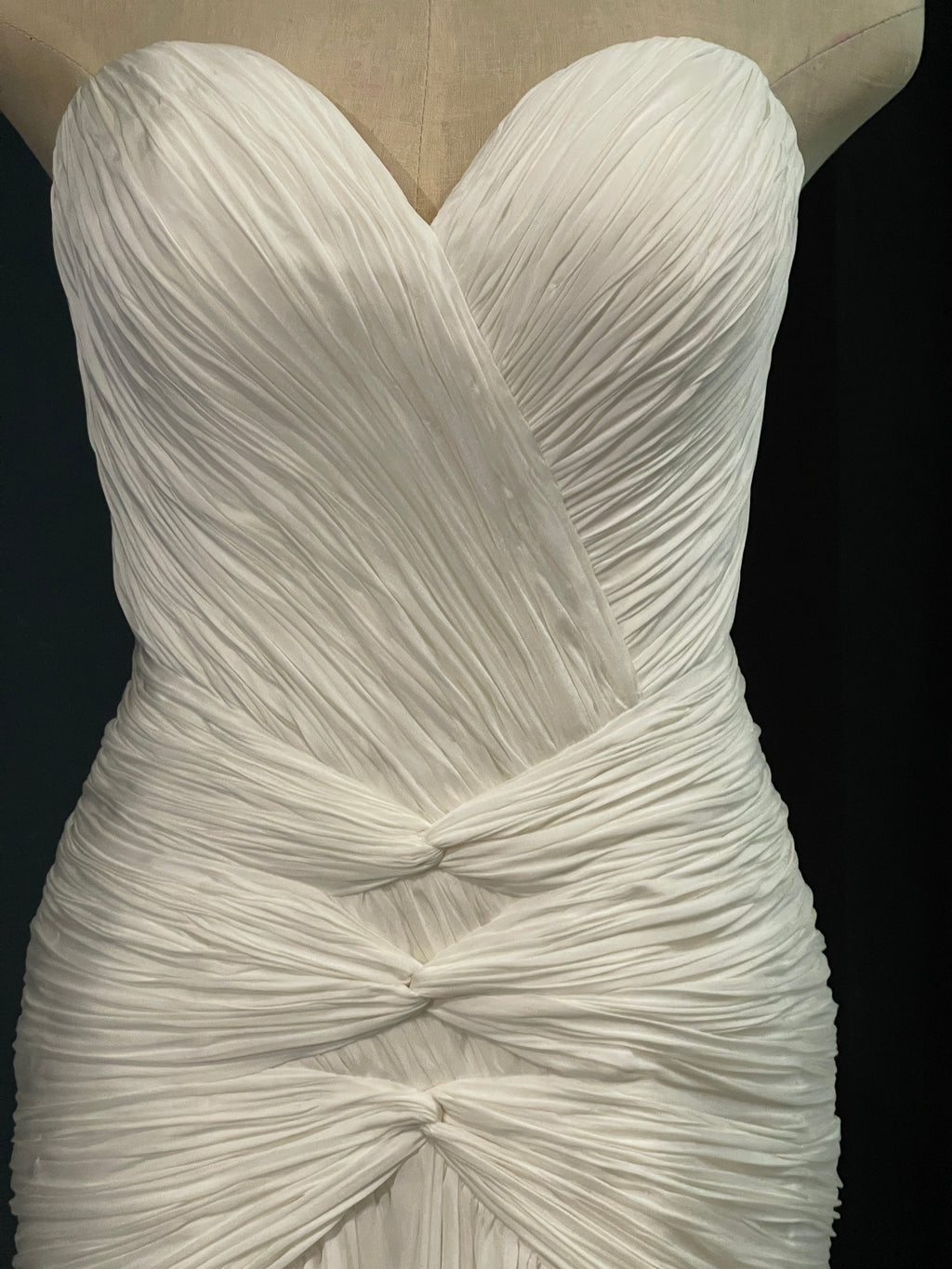 White Sculptural Gown