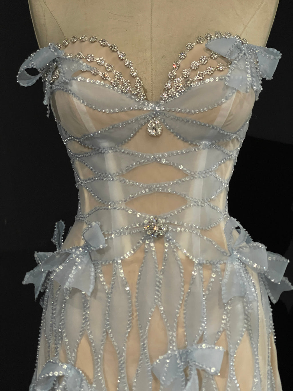 White Mini Crystal Mini Formal Dress
