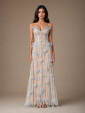 White Mini Crystal Mini Formal Dress — front full-length hero view (source SKU-089) — reviewed generated product image